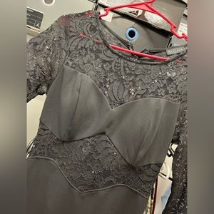 Long fancy black dress